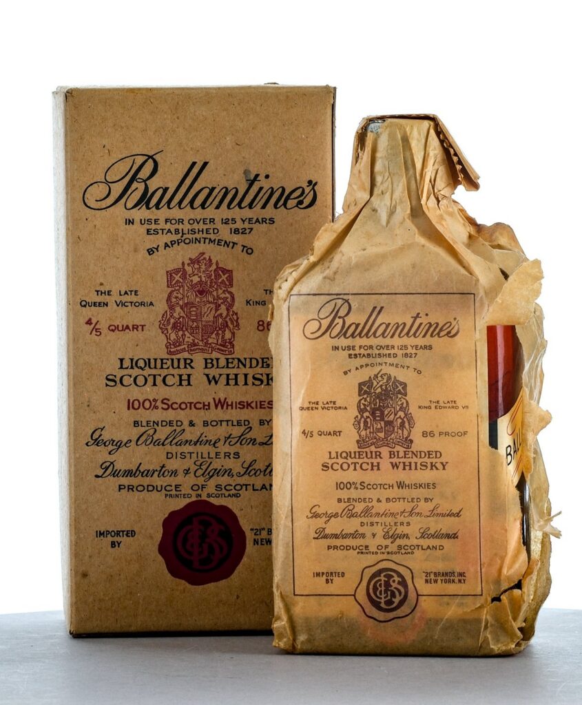 Ballantine's Liqueur Blended Scotch Whisky 4/5 Quart