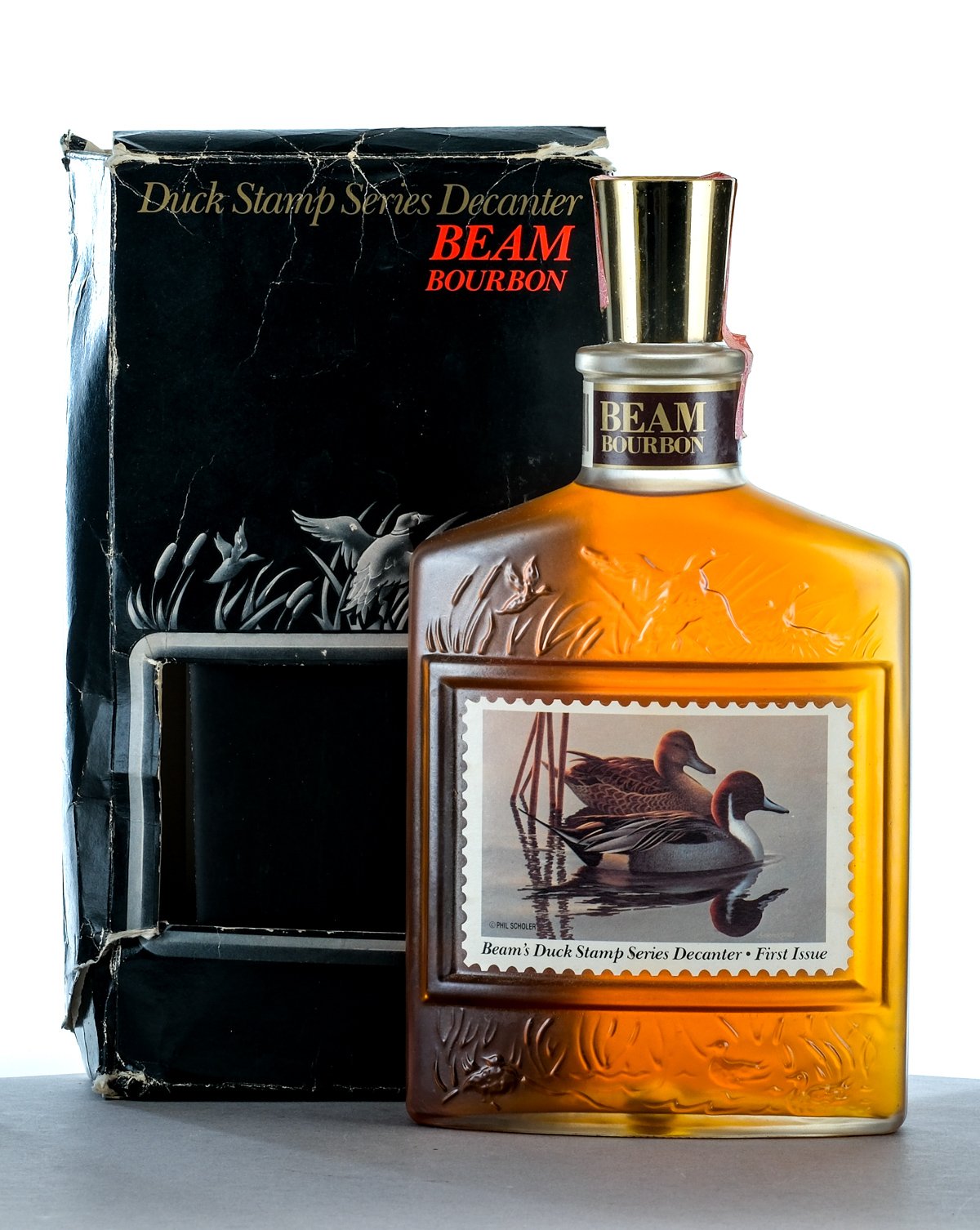 Beam's Duck Stamp Series Decanter First Issue Bourbon