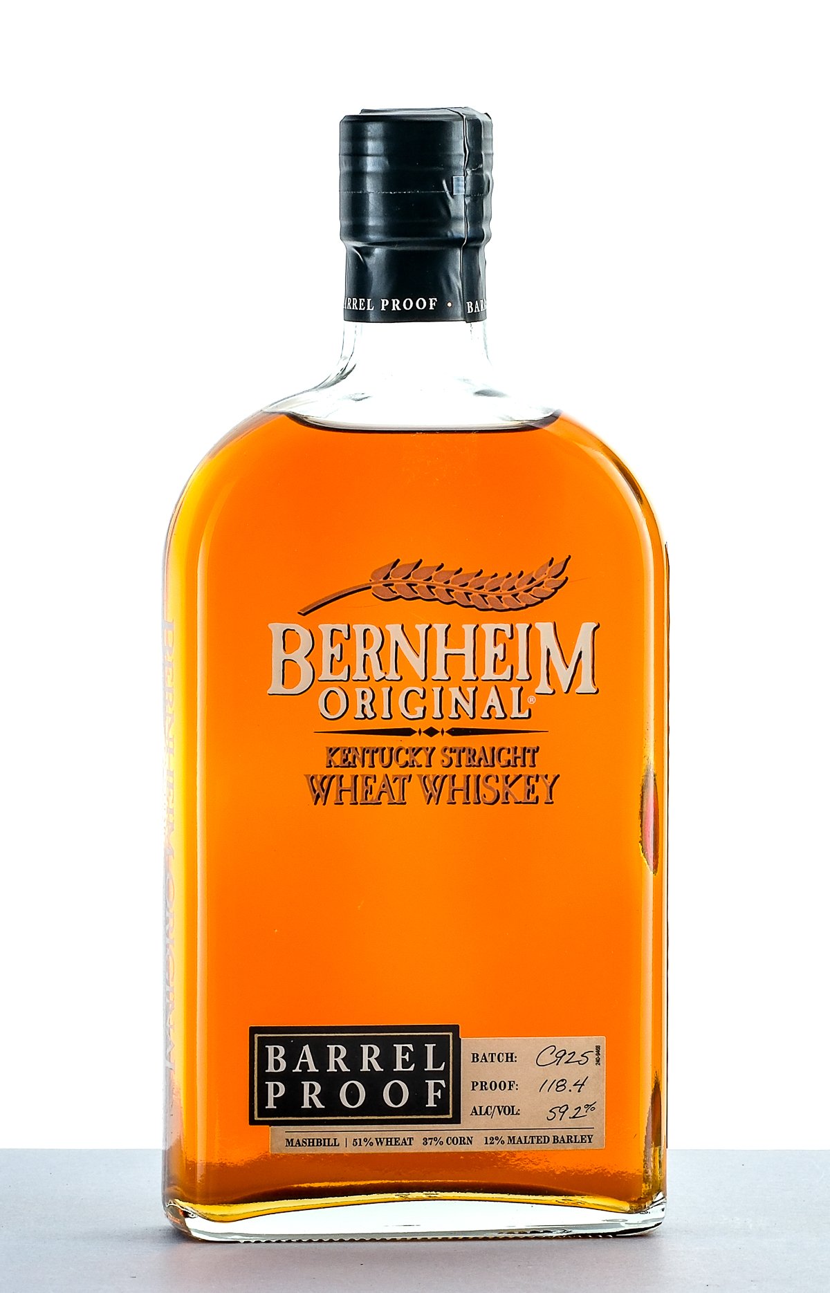 Bernheim Original Barrel Proof Kentucky Straight Wheat Whiskey Batch C925