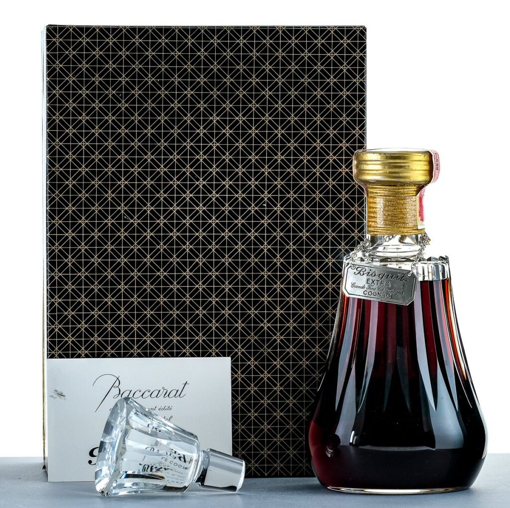 Bisquit Dubouché Extra Grande Fine Champagne Cognac Baccarat Crystal