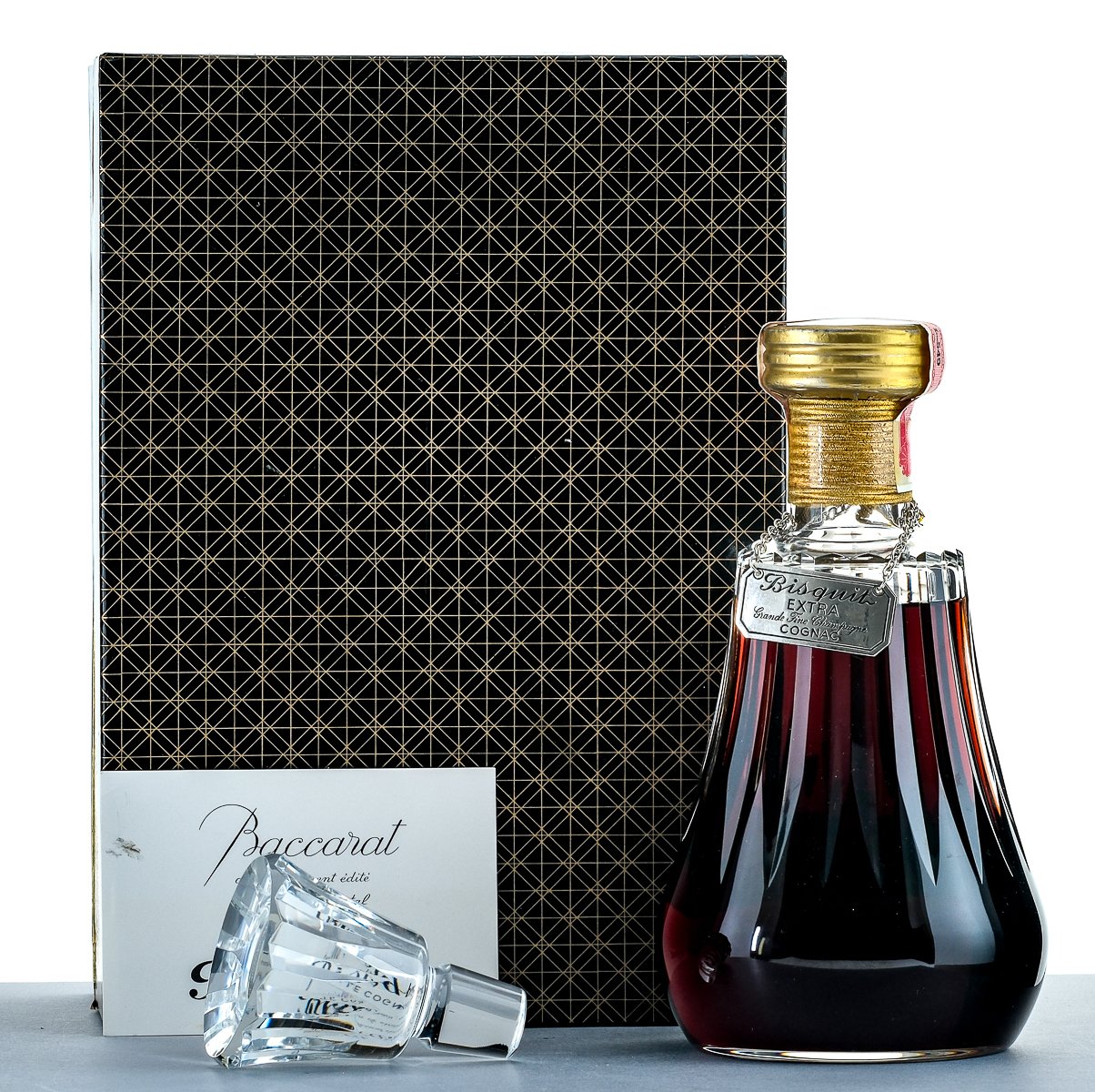 Bisquit Dubouché Extra Grande Fine Champagne Cognac Baccarat Crystal