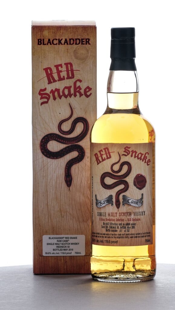 Blackadder Red Snake Raw Cask Single Malt Scotch Whisky 2018 Redneck 50