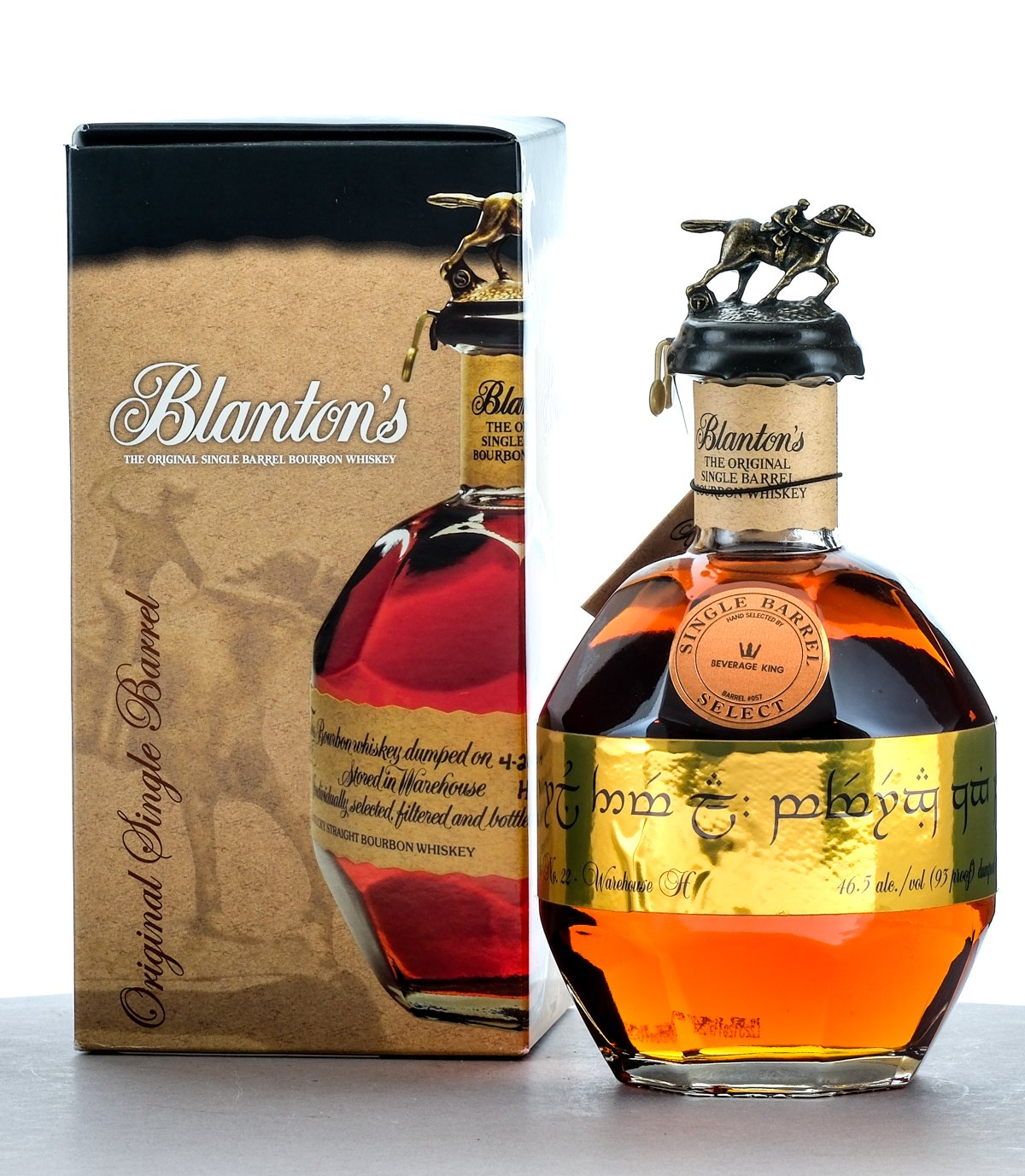 Blanton's Original Single Barrel Bourbon Whiskey