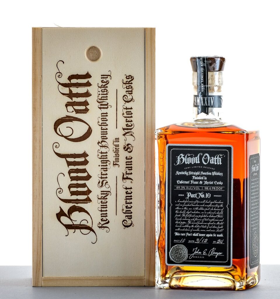 Blood Oath Pact No. 10 Kentucky Straight Bourbon Whiskey Finished in Cabernet Franc & Merlot Casks