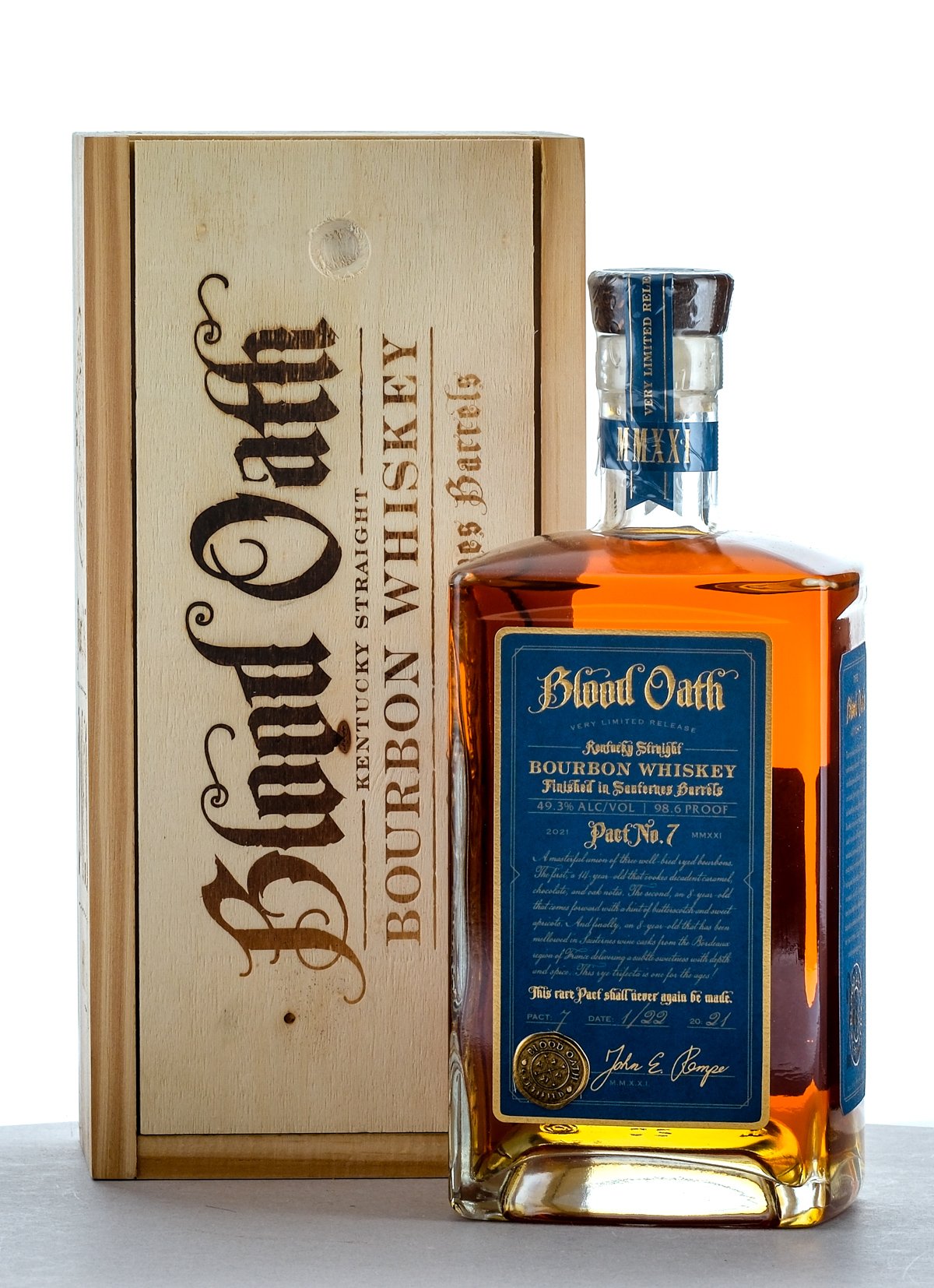 Blood Oath Pact No. 7 Bourbon Whiskey 2021