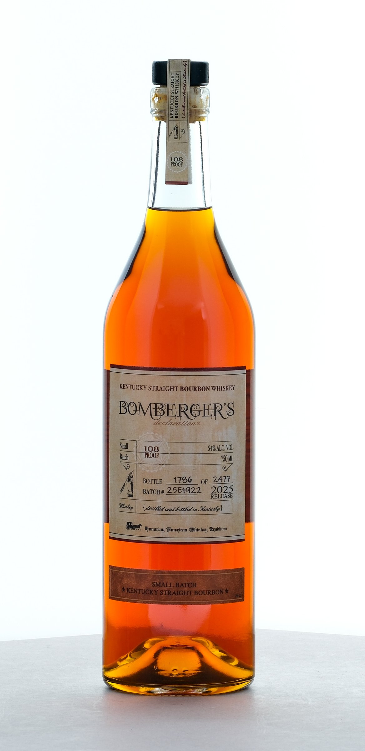 Bomberger's Declaration Kentucky Straight Bourbon Whiskey