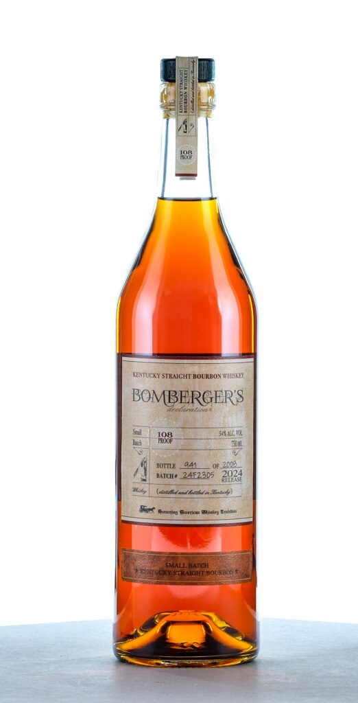 Bomberger's Declaration Kentucky Straight Bourbon Whiskey (2024) Small Batch 108 Proof