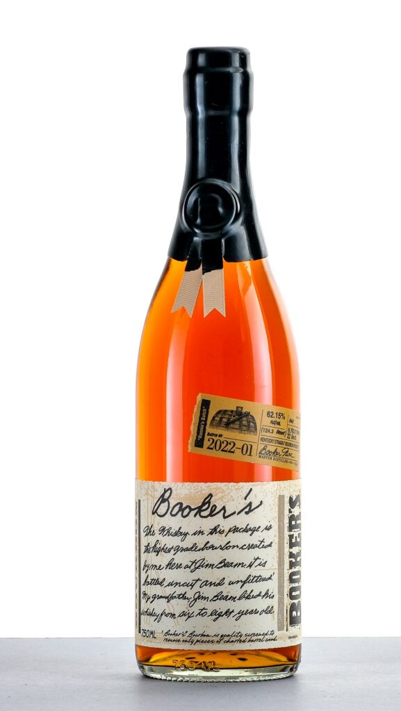 Booker's Kentucky Straight Bourbon Whiskey 2022-01 Ronnie's Batch
