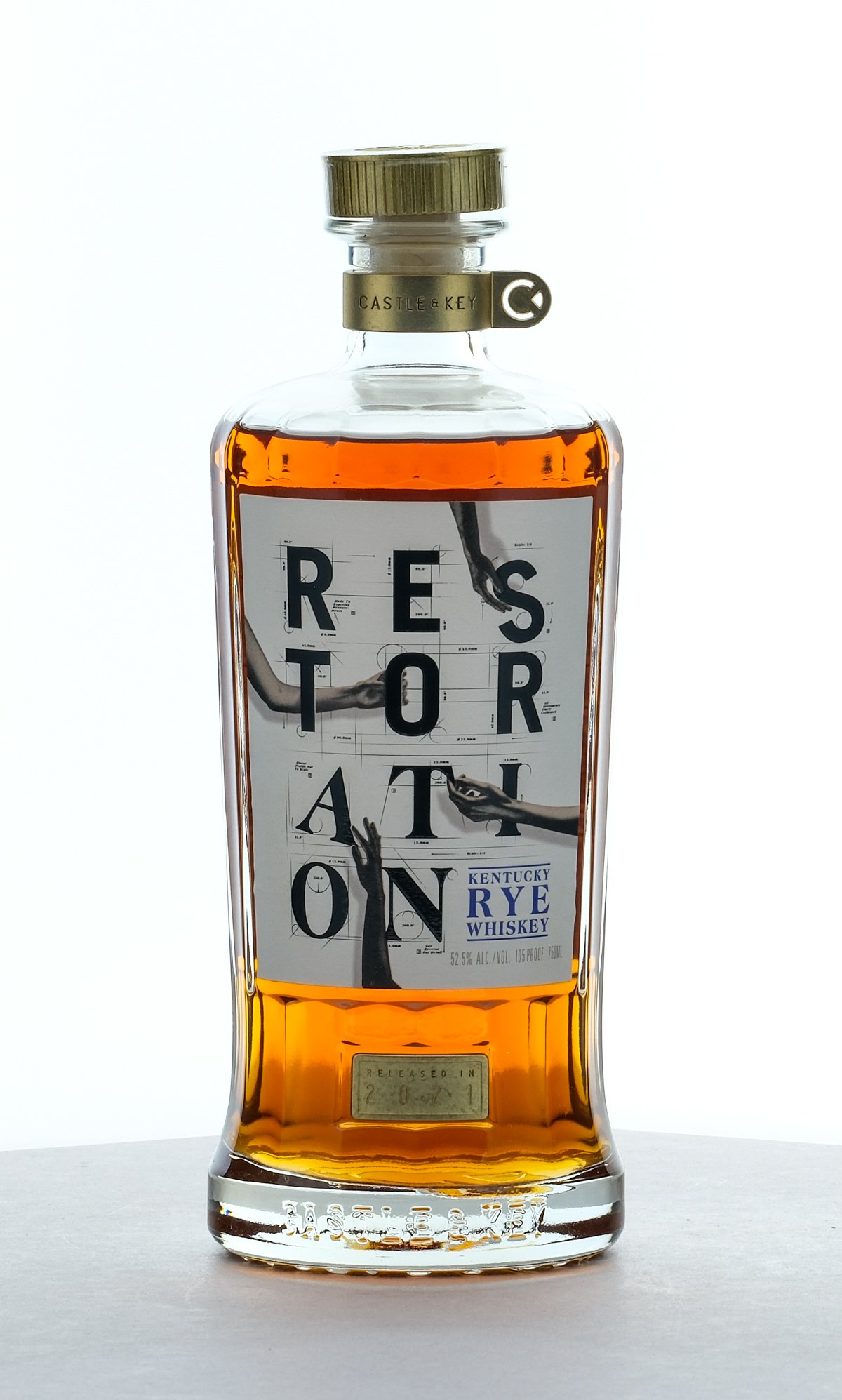 Castle & Key Restoration Rye Kentucky Rye Whiskey