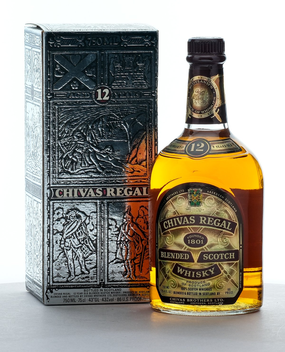 Chivas Regal 12 Year Old Blended Scotch Whisky