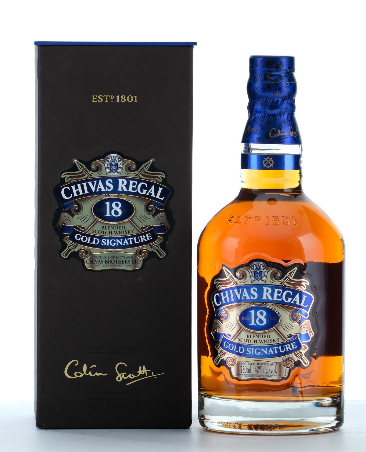 Chivas Regal 18 Year Old Gold Signature Blended Scotch Whisky