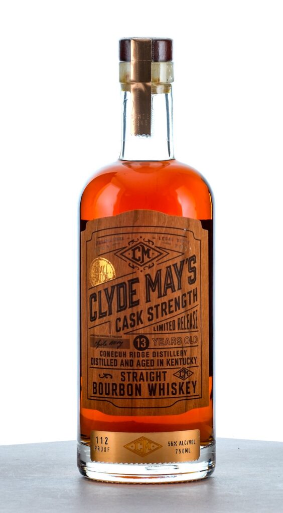 Clyde May's Cask Strength 13 Year Old Straight Bourbon Whiskey