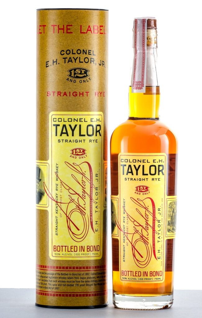 Colonel E.H. Taylor Jr. Straight Rye Bottled in Bond