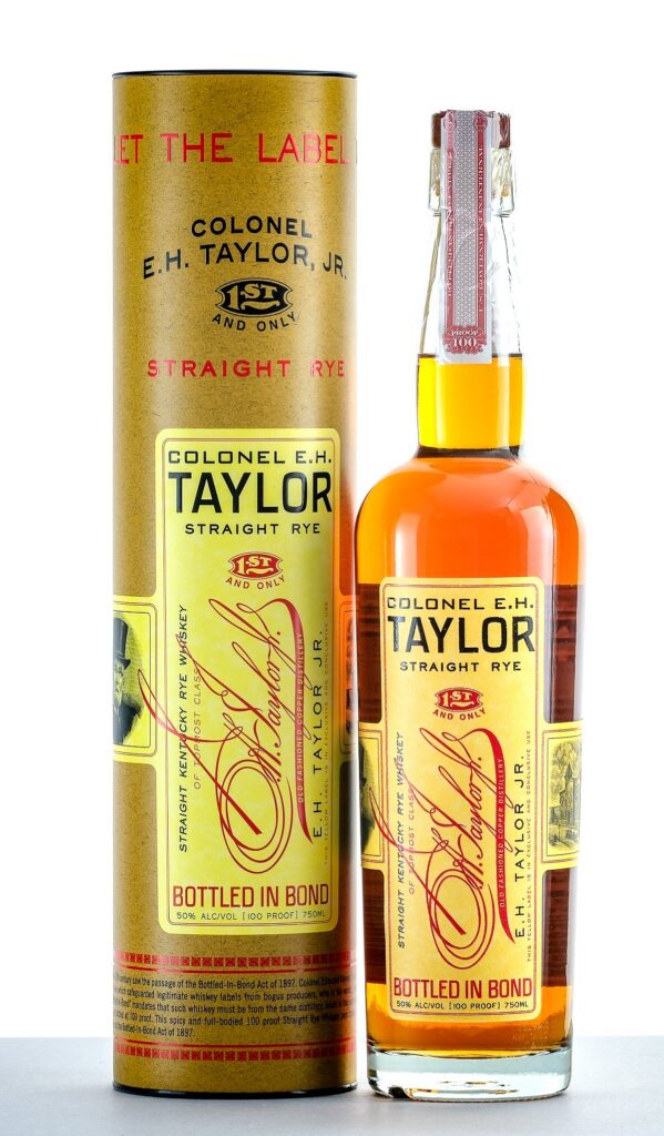 Colonel E.H. Taylor, Jr. Straight Rye Whiskey Bottled in Bond