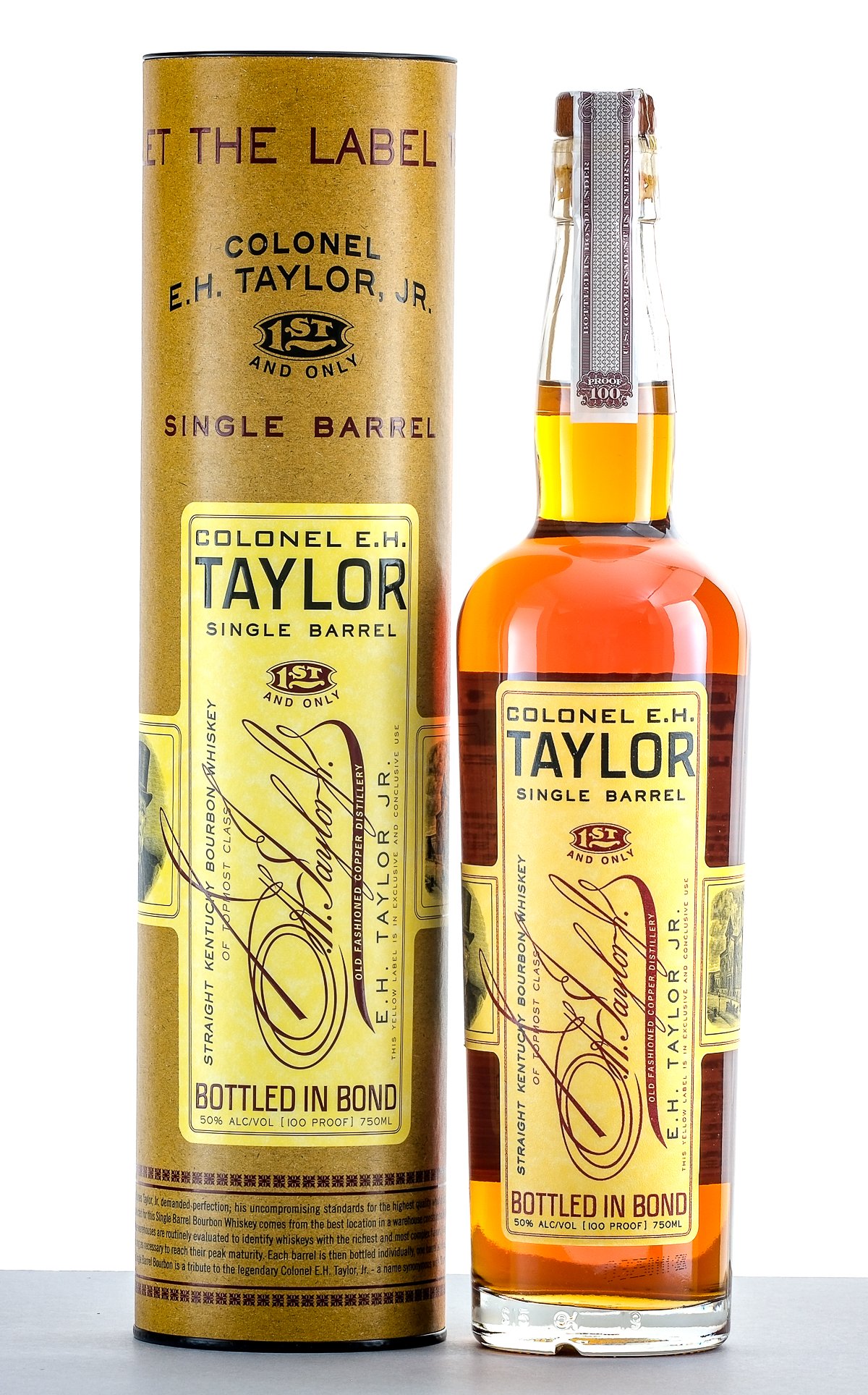 Colonel E.H. Taylor Single Barrel Bottled in Bond Bourbon Whiskey
