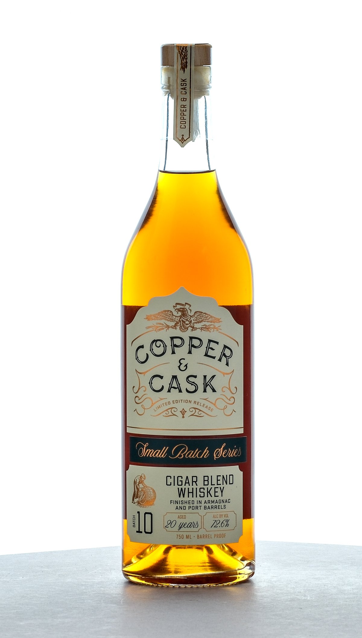 Copper & Cask 20 Years Small Batch Cigar Blend Whiskey Batch 10 Hazmat 2025