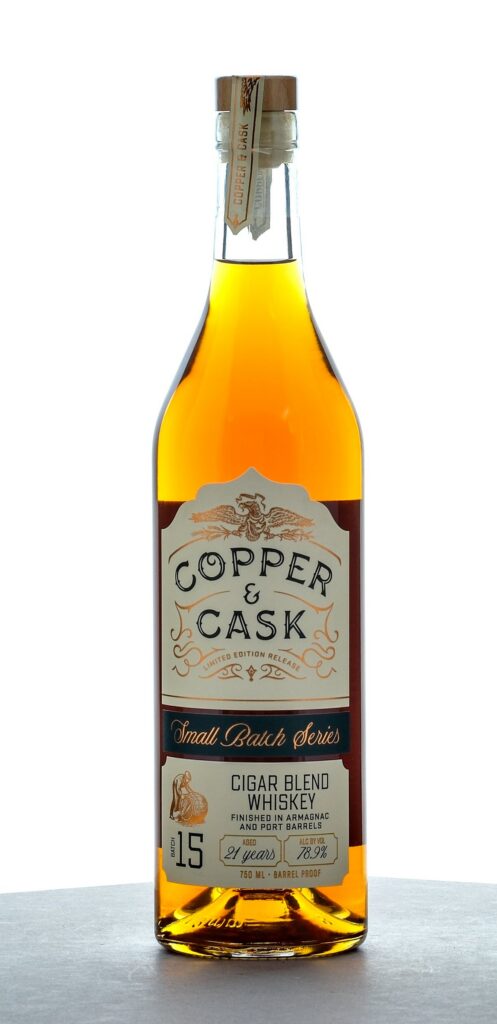 Copper & Cask 21 Year Small Batch Cigar Blend Whiskey Batch 15 Hazmat