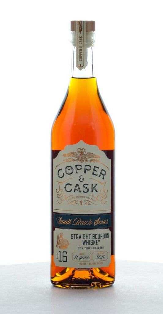 Copper & Cask Small Batch Series Straight Bourbon Whiskey Batch 16 Aged 11 Years
