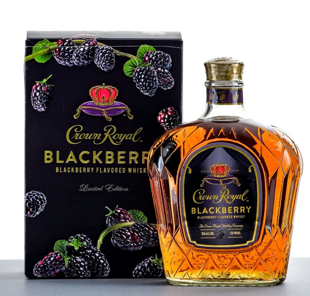 Crown Royal Blackberry Flavored Whisky Limited Edition