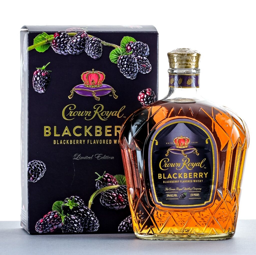 Crown Royal Blackberry Flavored Whisky Limited Edition
