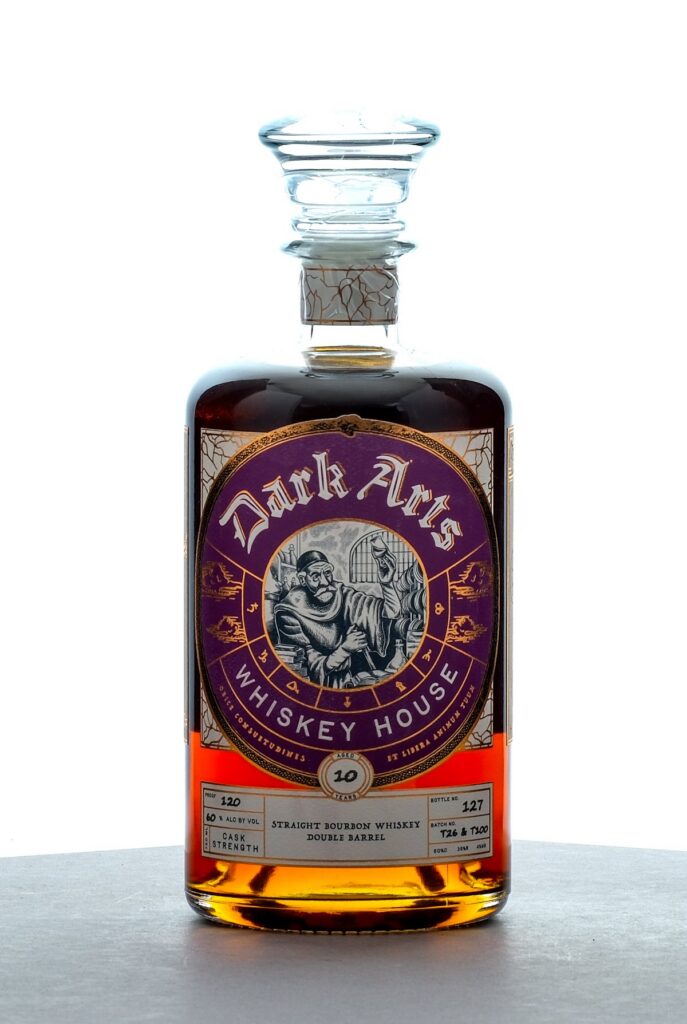 Dark Arts 10 Year Whiskey House Double Barreled Cask Strength Straight Bourbon Batch No. T26 & T100