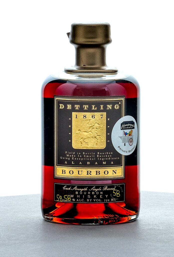 Dettling 1867 Bourbon Whiskey Cask Strength Single Barrel