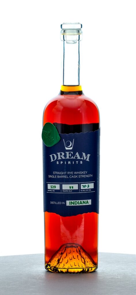 Dream Spirits 11 Year Single Barrel Cask Strength Straight Rye