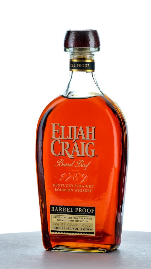 Elijah Craig Barrel Proof Bourbon Whiskey Batch C922