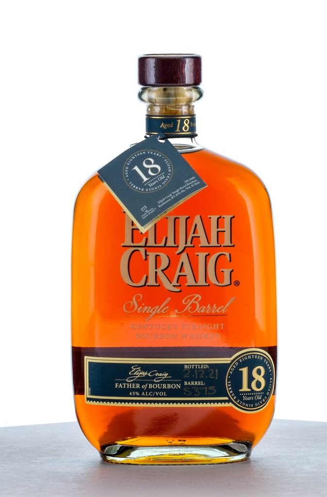 Elijah Craig Single Barrel 18 Year Kentucky Straight Bourbon Whiskey