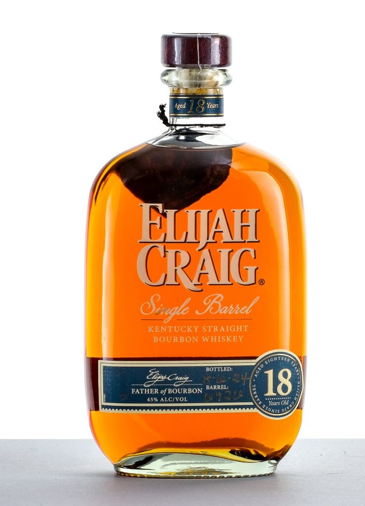 Elijah Craig Single Barrel 18 Year Kentucky Straight Bourbon Whiskey
