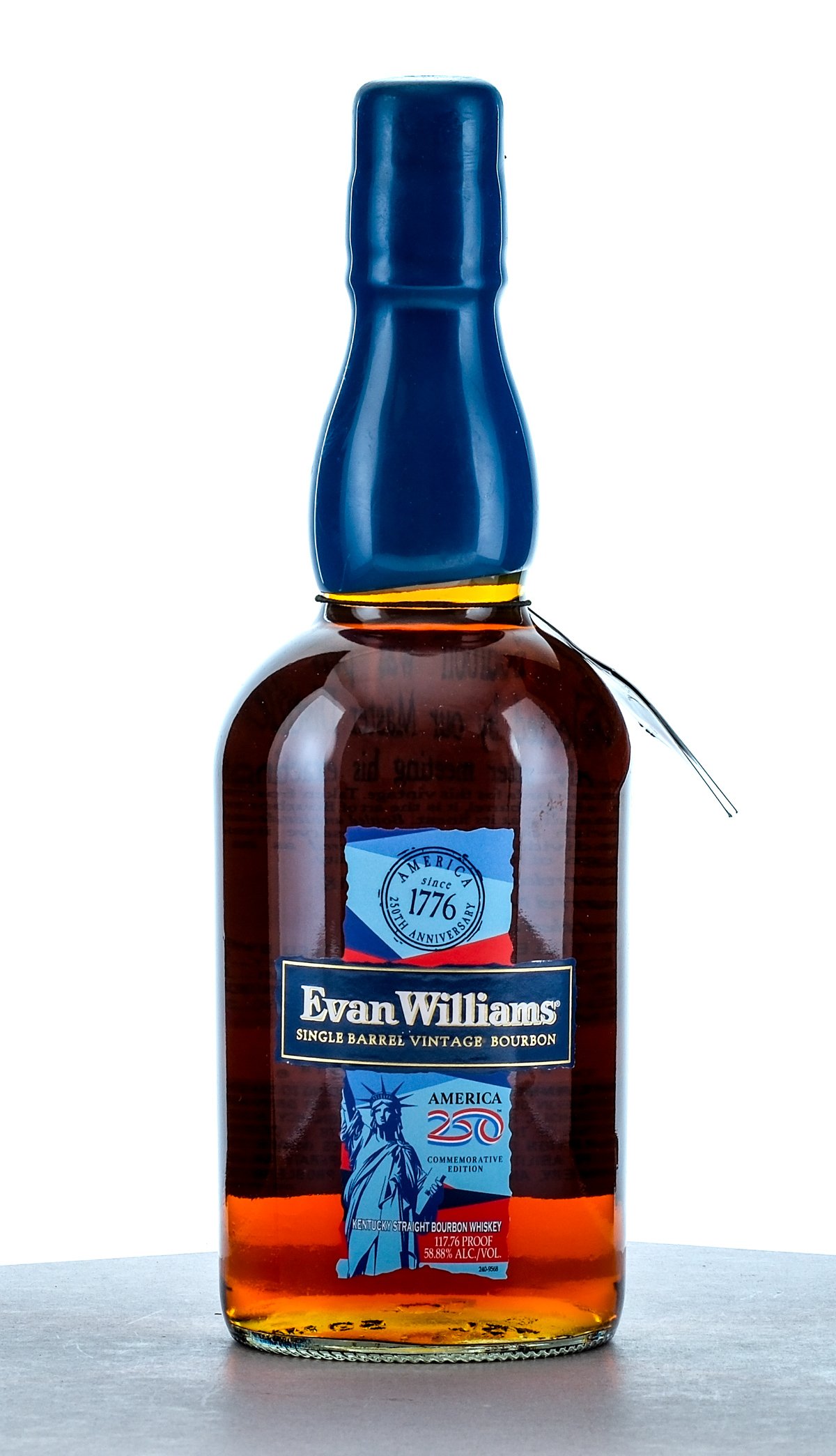 Evan Williams Single Barrel Vintage Bourbon America 250 Commemorative Edition