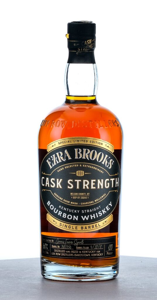 Ezra Brooks Cask Strength Kentucky Straight Bourbon Whiskey Single Barrel