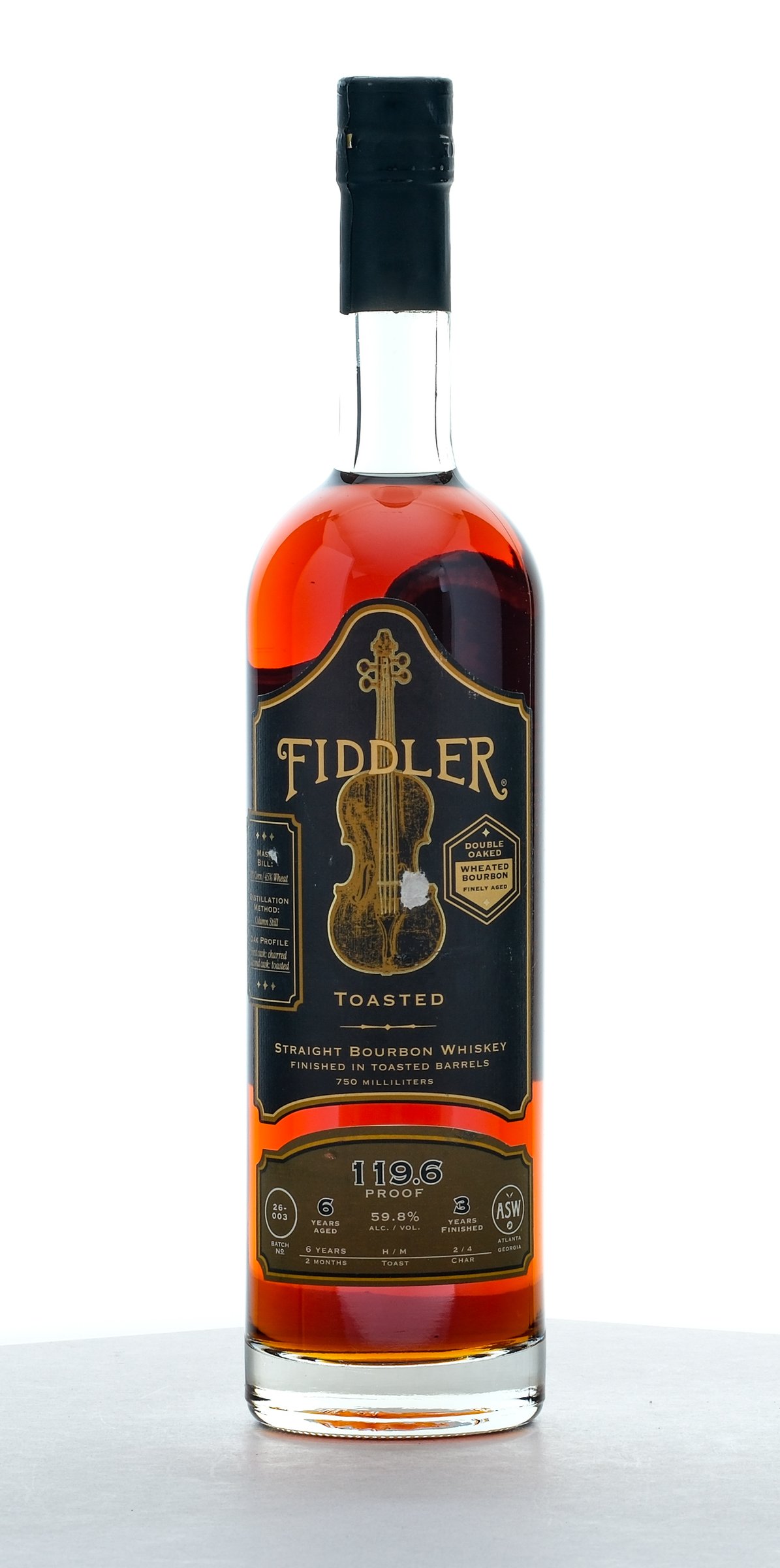 Fiddler Toasted Straight Bourbon Whiskey