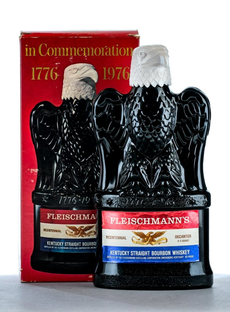 Fleischmann's Bicentennial Commemorative Decanter 1776-1976
