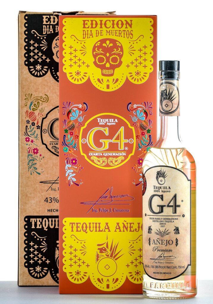 G4 Tequila Añejo Edición Dia de Muertos