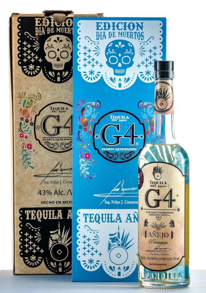G4 Tequila Añejo Edicion Dia de Muertos