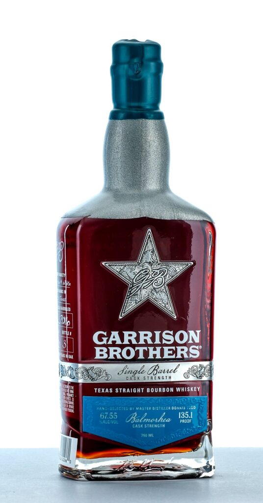 Garrison Brothers Single Barrel Cask Strength Texas Straight Bourbon Whiskey