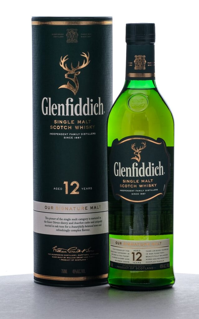 Glenfiddich 12 Year Old Single Malt Scotch Whisky