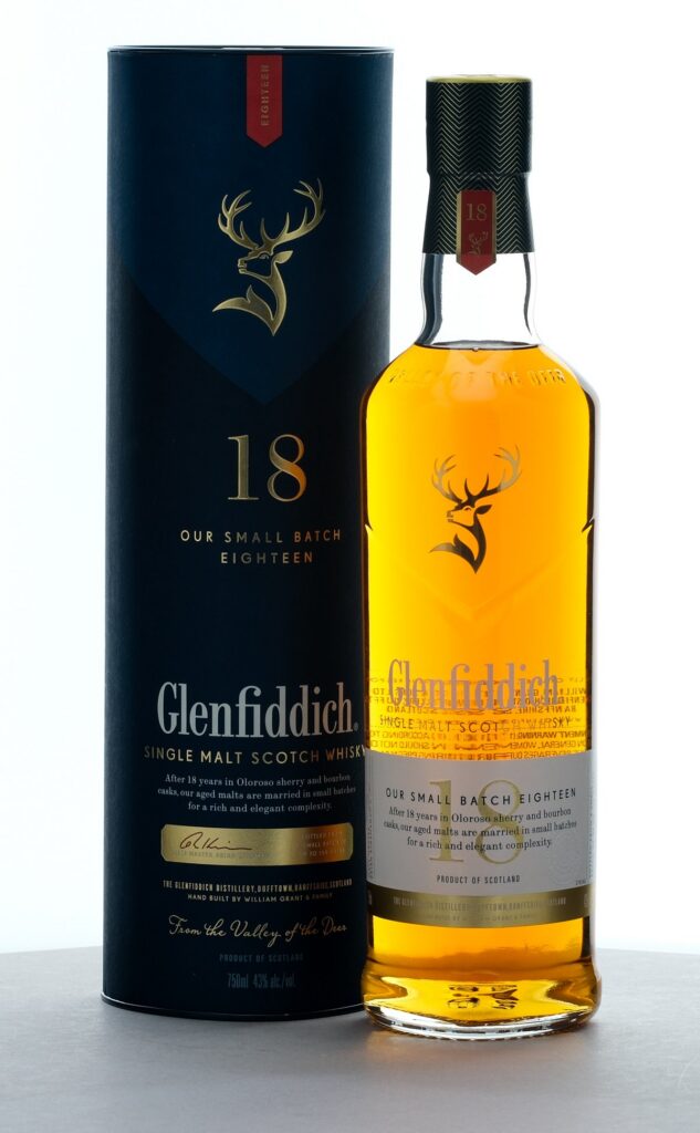 Glenfiddich 18 Year Old Small Batch Eighteen Single Malt Scotch Whisky