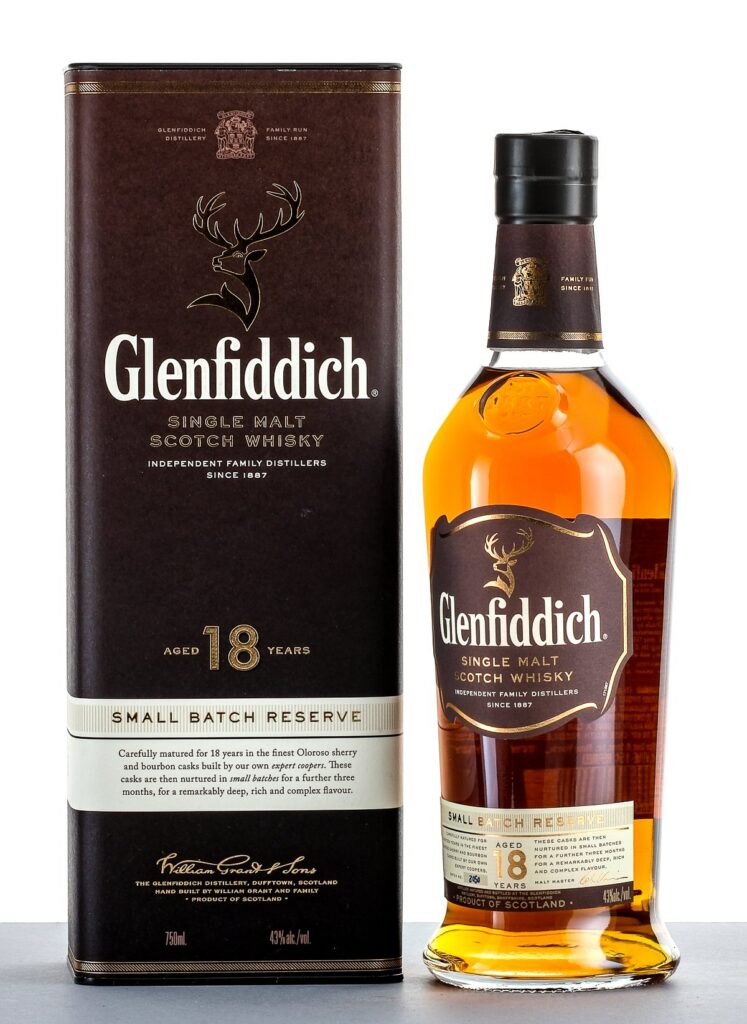 Glenfiddich 18 Year Old Small Batch Reserve Single Malt Scotch Whisky