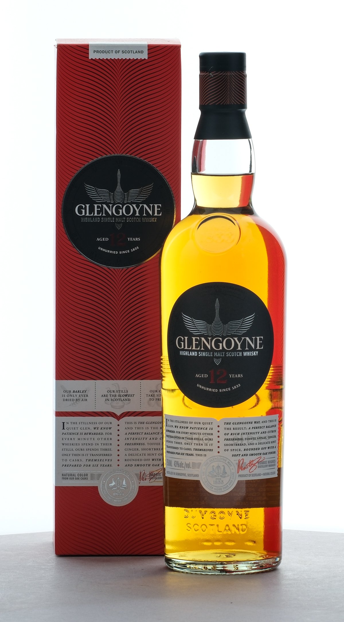 Glengoyne 12 Year Old Highland Single Malt Scotch Whisky