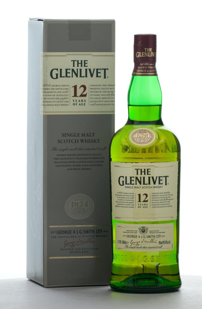 Glenlivet 12 Year Single Malt Scotch 1L