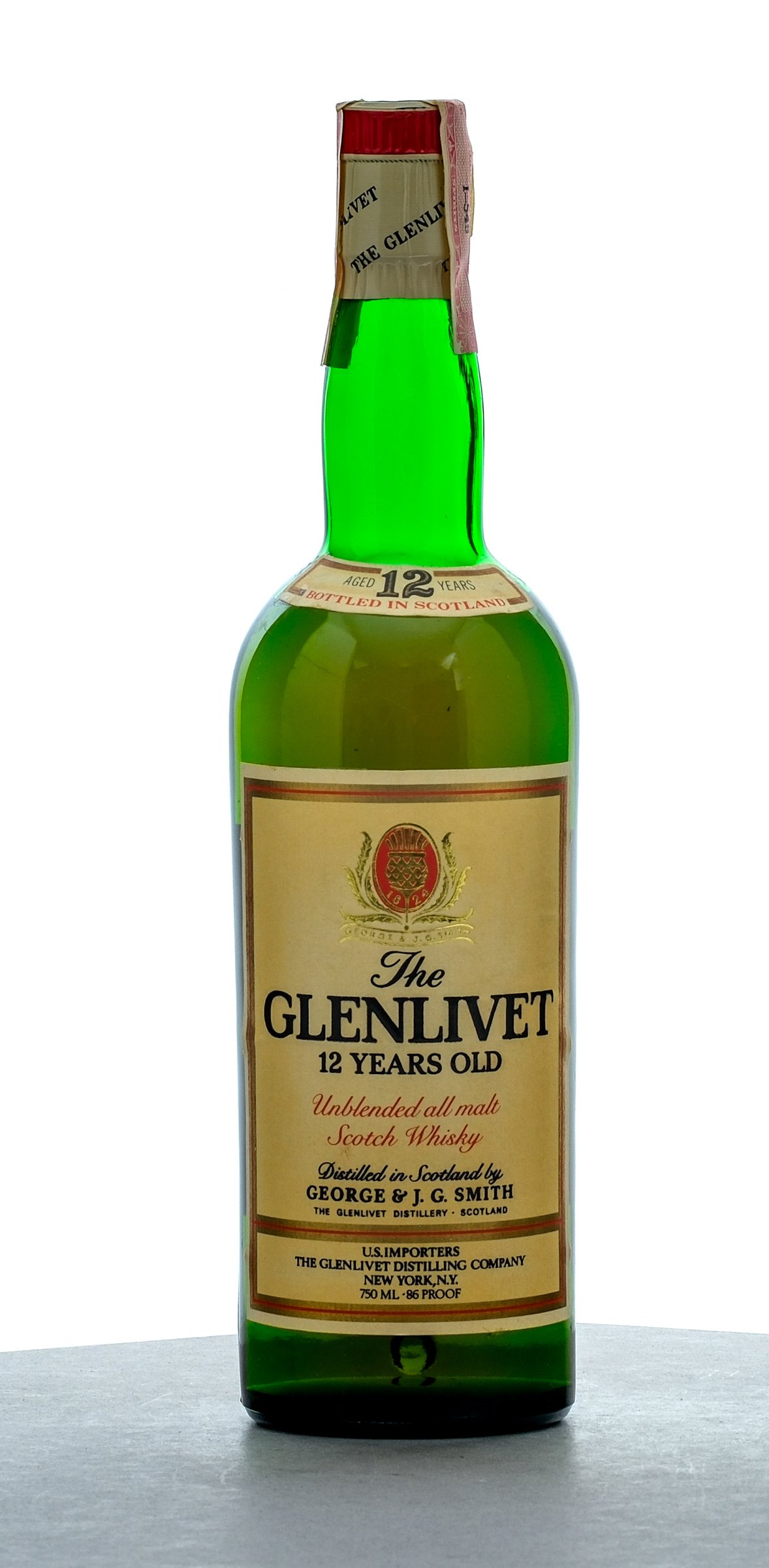 Glenlivet 12 Year Unblended All Malt Scotch