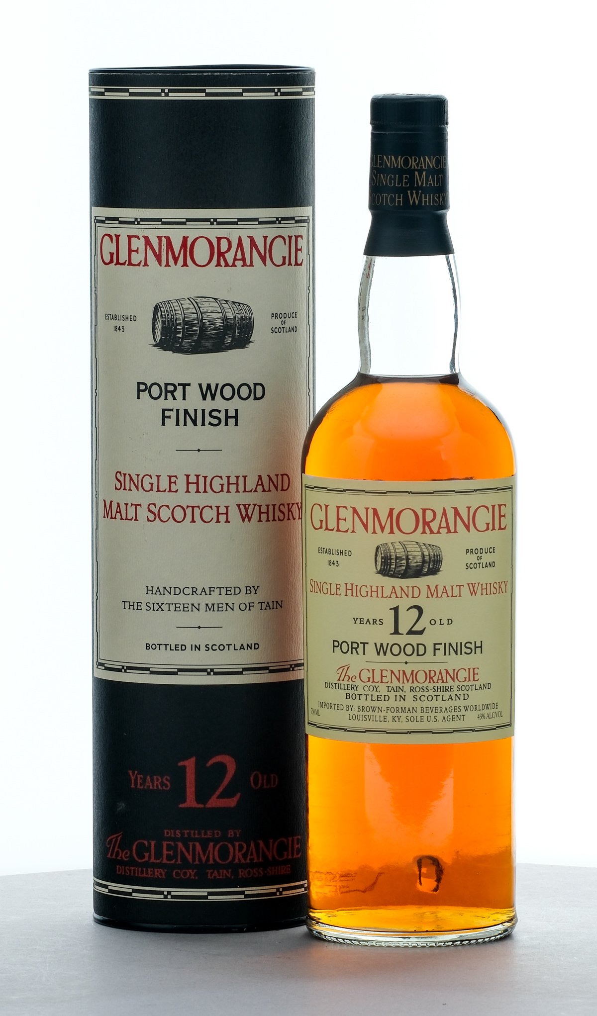 Glenmorangie Port Wood Finish 12 Year Old Single Highland Malt Scotch Whisky