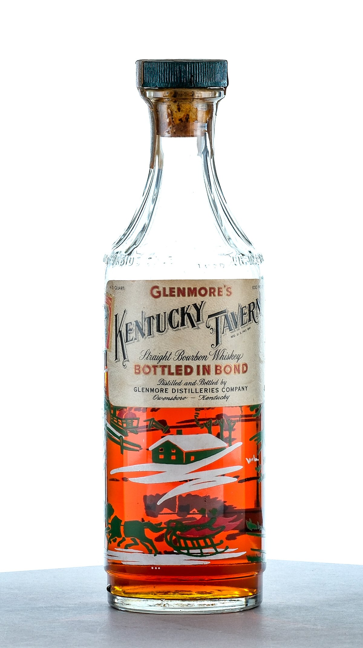 Glenmore's Kentucky Tavern Straight Bourbon Whiskey Bottled in Bond