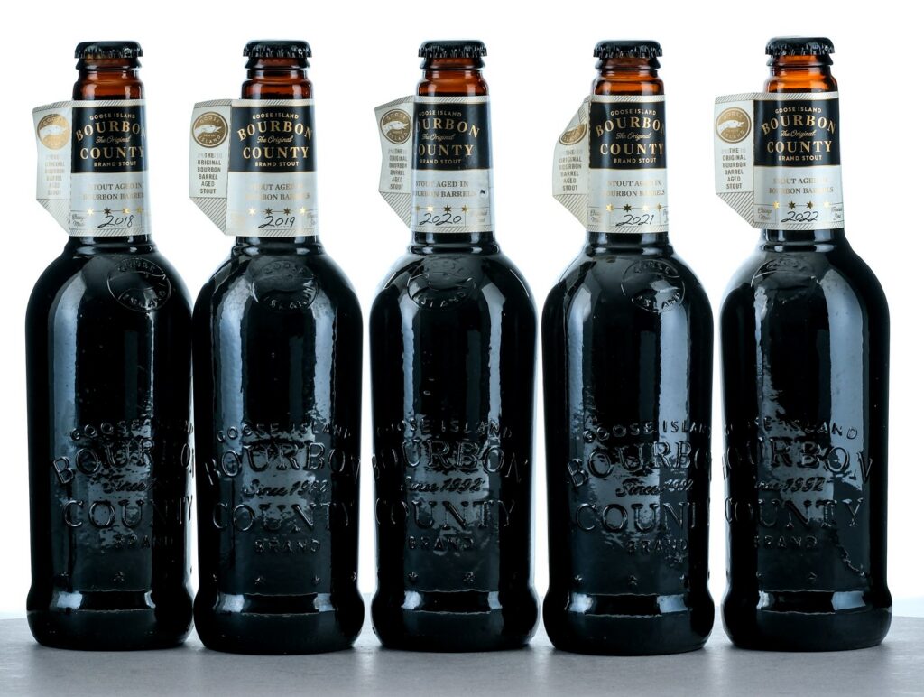 Goose Island Bourbon County Brand Stout Vertical Collection 2018-2022