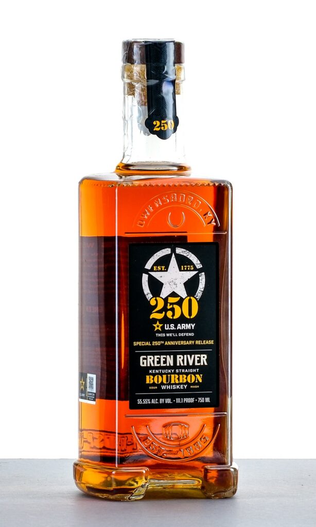 Green River Kentucky Straight Bourbon Whiskey 250th U.S. Army Anniversary Special Release