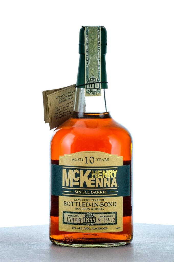 Henry McKenna 10 Year Single Barrel Bottled-in-Bond Bourbon