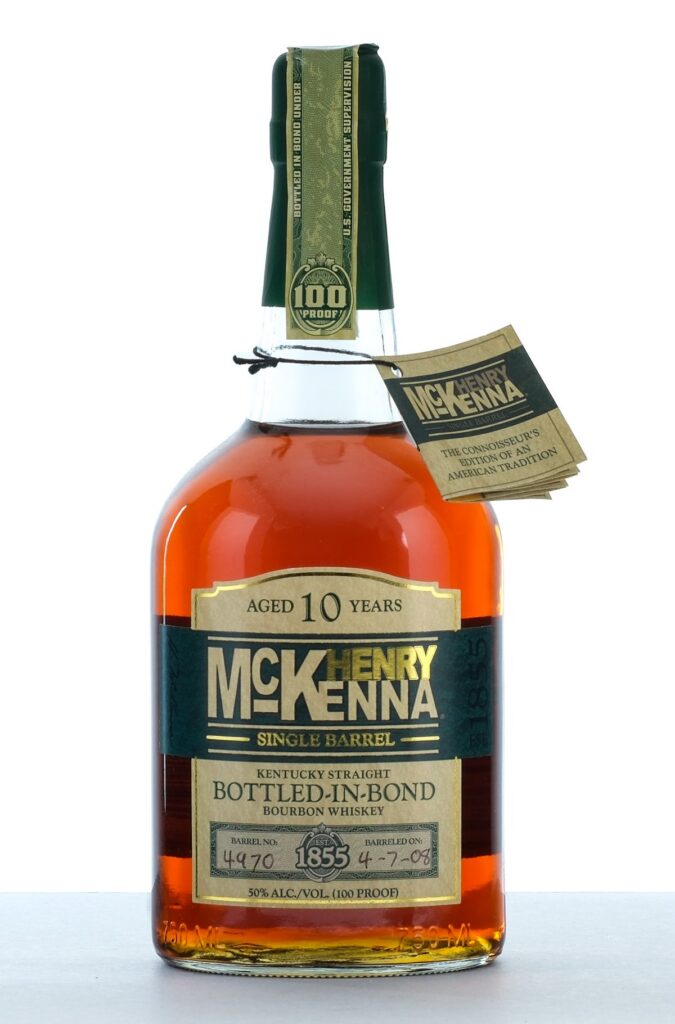 Henry McKenna Single Barrel 10 Year Bottled-in-Bond Bourbon