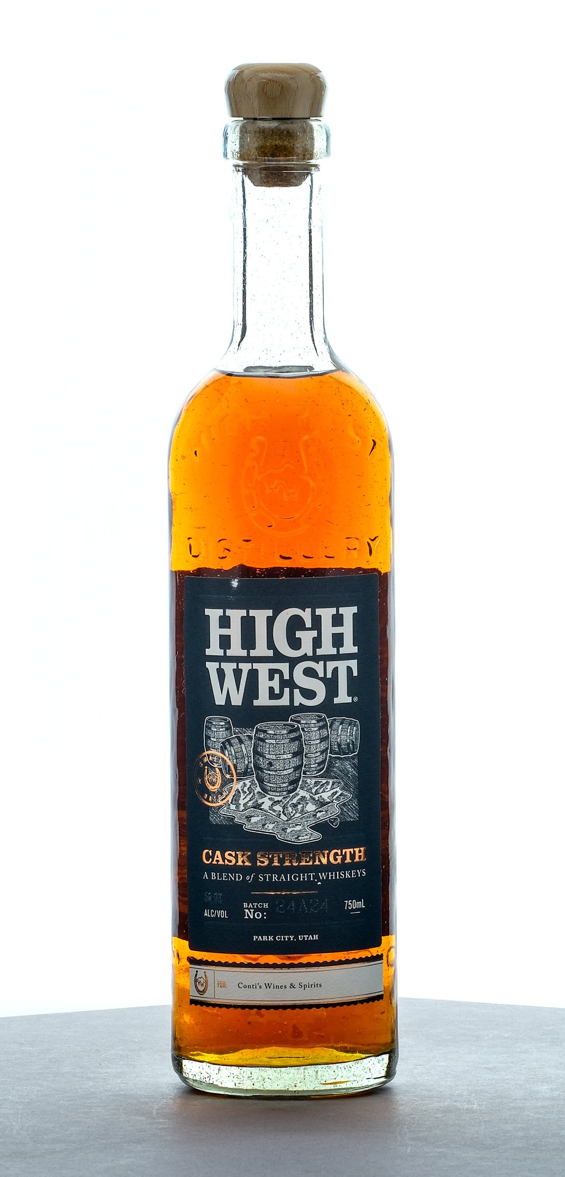 High West Cask Strength A Blend of Straight Whiskeys